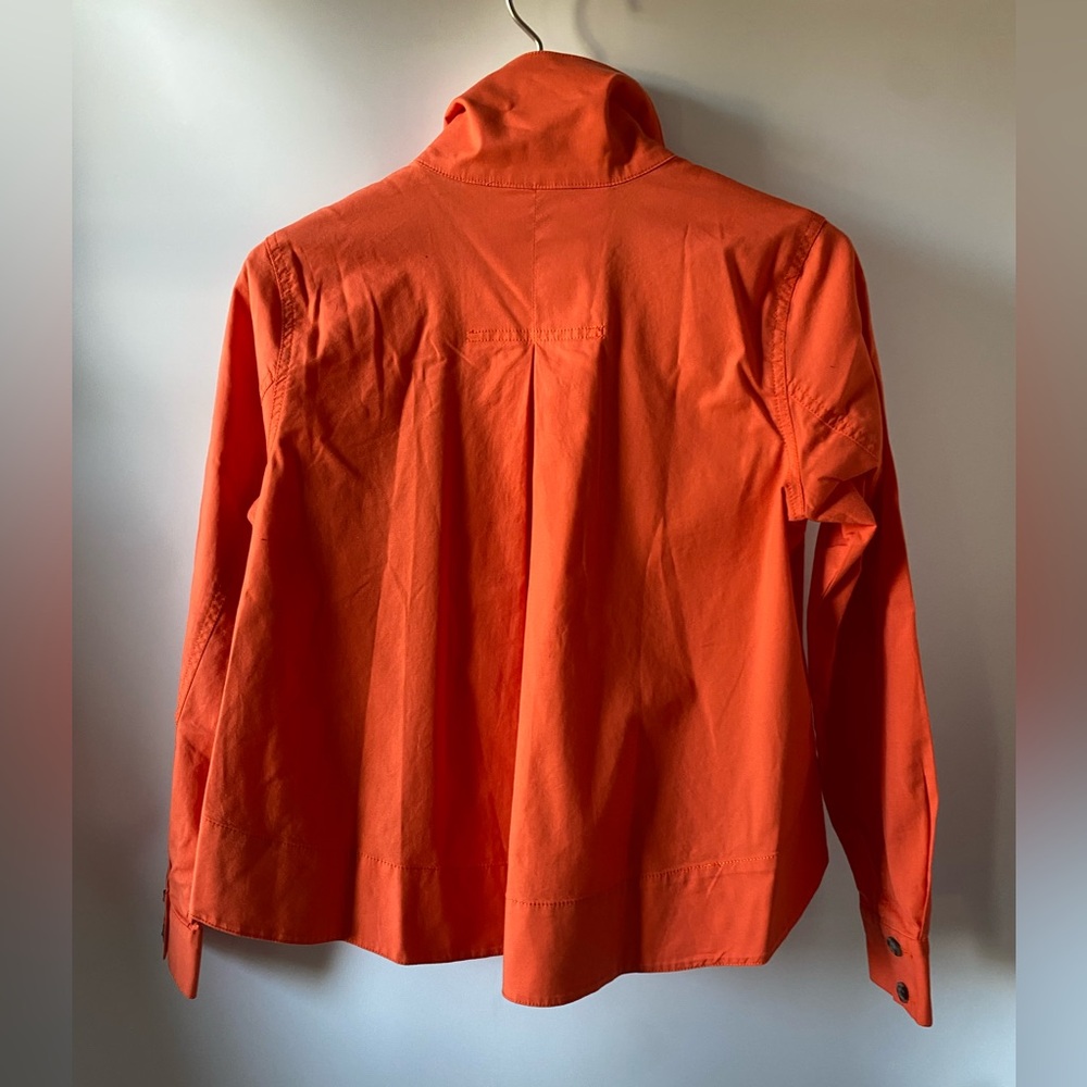 CAbi Tiger Lily Crop Swing Jacket Cotton  SZ XS - Picture 4 of 8